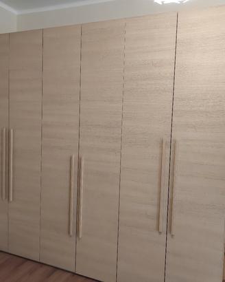 Armadio 6 ante rovere chiaro