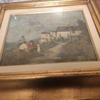 quadro senza cornice 33x27 con cornice. 50x44