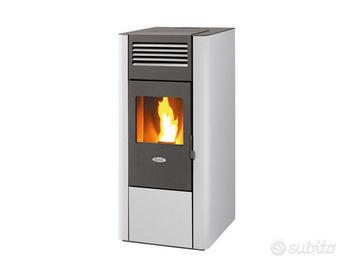 Stufa a pellet con ventilazione frontale 14w