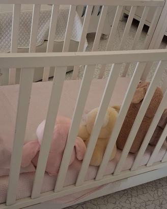 Lettino Neonato Nanan Modello Cuore con materasso