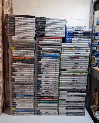 Lotto 136 Giochi Ps2 Ps3 Ps4 Ps5 Wii Xbox DS