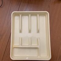 Portaposate da cassetto plastica alimenti beige