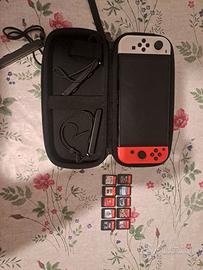 nintendo switch oled con giochi