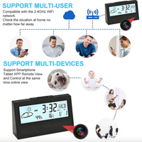 telecamera Nascosta wireless con orologio WiFi 4K