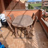tavolo in legno da giardino 