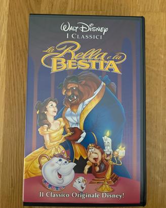 Cassetta VHS Disney La bella e la bestia