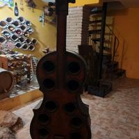 Porta bottiglie in legno