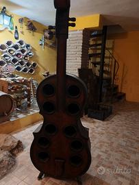 Porta bottiglie in legno