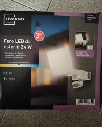 Farò LED 24w Nuovo Sigillato 