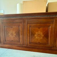 NUOVA CREDENZA DI LEGNO MASSELLO 2 ANTE 2 CASSETTI