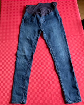 Jeans scuro elastico premaman