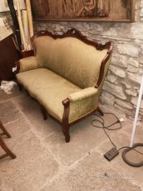 Divano stile Luigi Filippo
