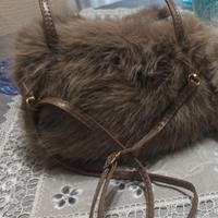 Borsa pelliccia morbidissima in ecopelle