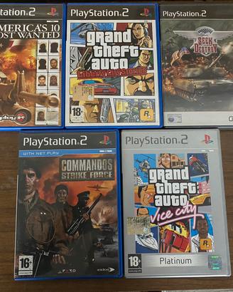 5 Giochi Play Station 2