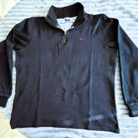 Harmoint & Blaine felpa mezza zip blu 3xl