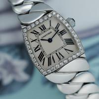 Cartier La Dona cassa acciaio lunetta con brillant