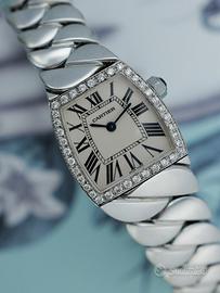 Cartier La Dona cassa acciaio lunetta con brillant
