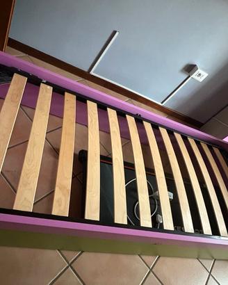 Letto singolo trasformabile in doppio letto/matrim