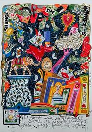 MUSANTE FRANCESCO SERIGRAFIA SU CARTA  CM.50 X 35