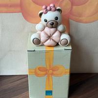 NEW Thun teddy con quadrifoglio rosa