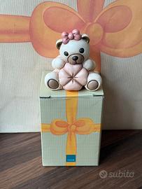 NEW Thun teddy con quadrifoglio rosa