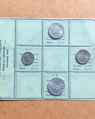 Repubblica Italiana Monete Collezione anno 1950