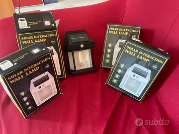 Lampade solari.