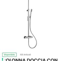 Colonna doccia con miscelatore Paffoni