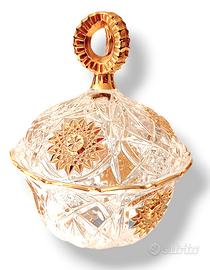 Porta caramelle In Vetro Vintage