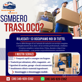 Sgombero, Trasporto e Trasloco .ect