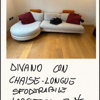 Divano con chaise longue
