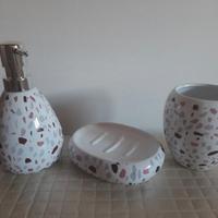 Set da bagno in ceramica (3 pezzi)