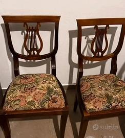 Numero 6 sedie in legno