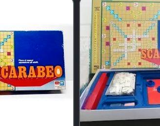 Gioco in scatola Scarabeo vintage 