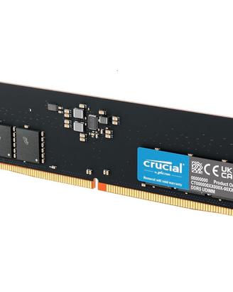 Crucial RAM DDR5 32GB 4800MHz CL40 PC Amd Intel