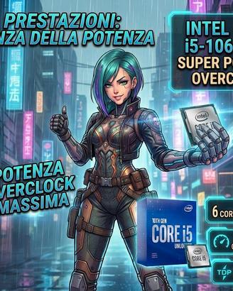 CPU INTEL I5-10600KF LGA1200 DESKTOP PROCESSORE