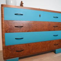 Cassettone cassettiera comò anni 50 rimodernato