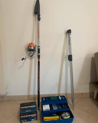 Kit da pesca Surfcasting Trabucco Oceanic 4mt 200g