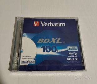 Bluray BD-R XL Verbatim 100gb sigillato 4x stampab