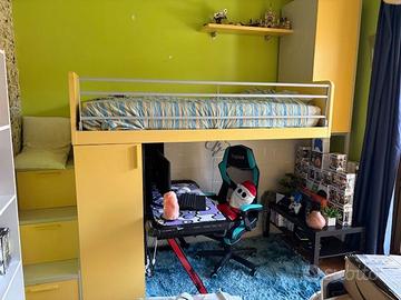 Cameretta  Ragazzi a ponte con 2 letti Marca Zalf