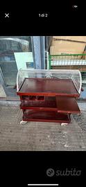 Carrello servizio sala in legno