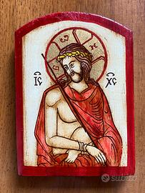 Icona sacra su legno