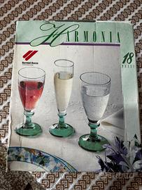 Set di bicchieri 18 pz  vintage anni ‘90