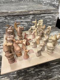 Scacchiera pietra saponaria