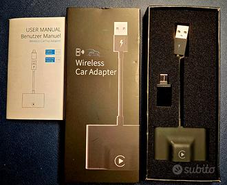ADATTATORE WIRELESS CAR PLAY PER IPHONE