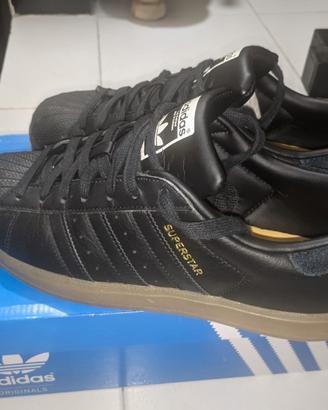 ADIDAS SUPERSTAR VINTAGE NERE N.40 UNISEX RARE