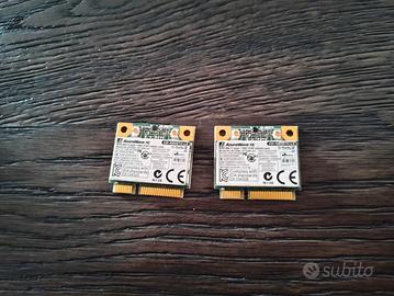 Lotto 2x Schede Wi-Fi + Bluetooth Mini PCIe AzureW