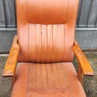 Poltrona reclinabile svedese vintage modernariato