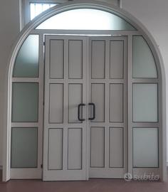 Portoncino ad arco in alluminio per esterno 