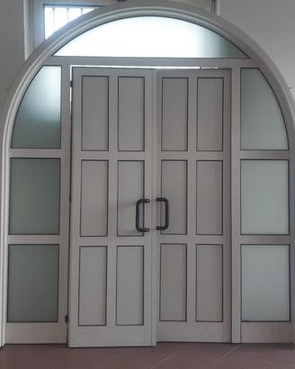 Portoncino ad arco in alluminio per esterno 